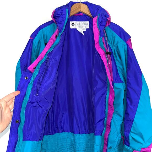 Vintage 90s Columbia Women’s 2-in-1 Criterion Radial Sleeve Ski Jacket Size L - Picture 13 of 16